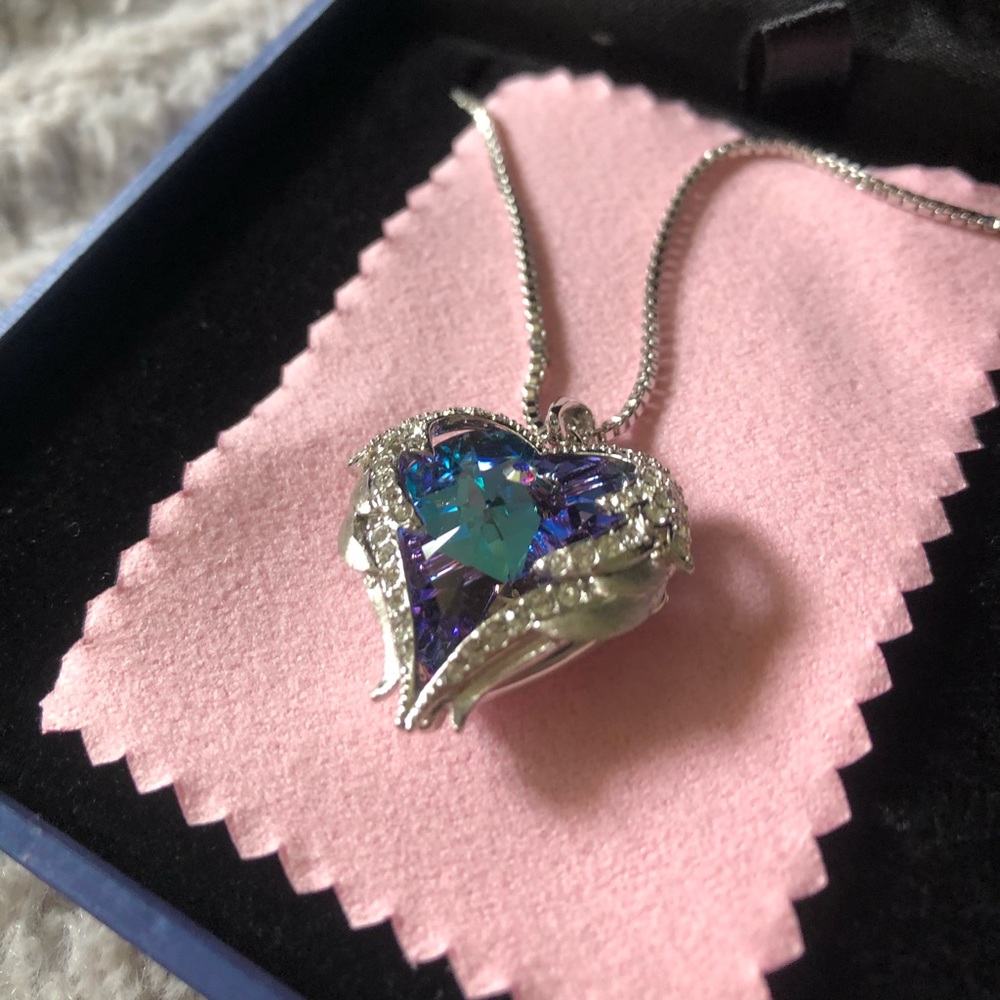 Heart Jewelled Necklace